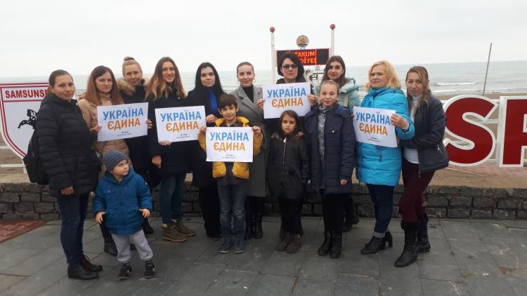 Діаспора в Самсуні приєдналася до акції Україна Єдина 
